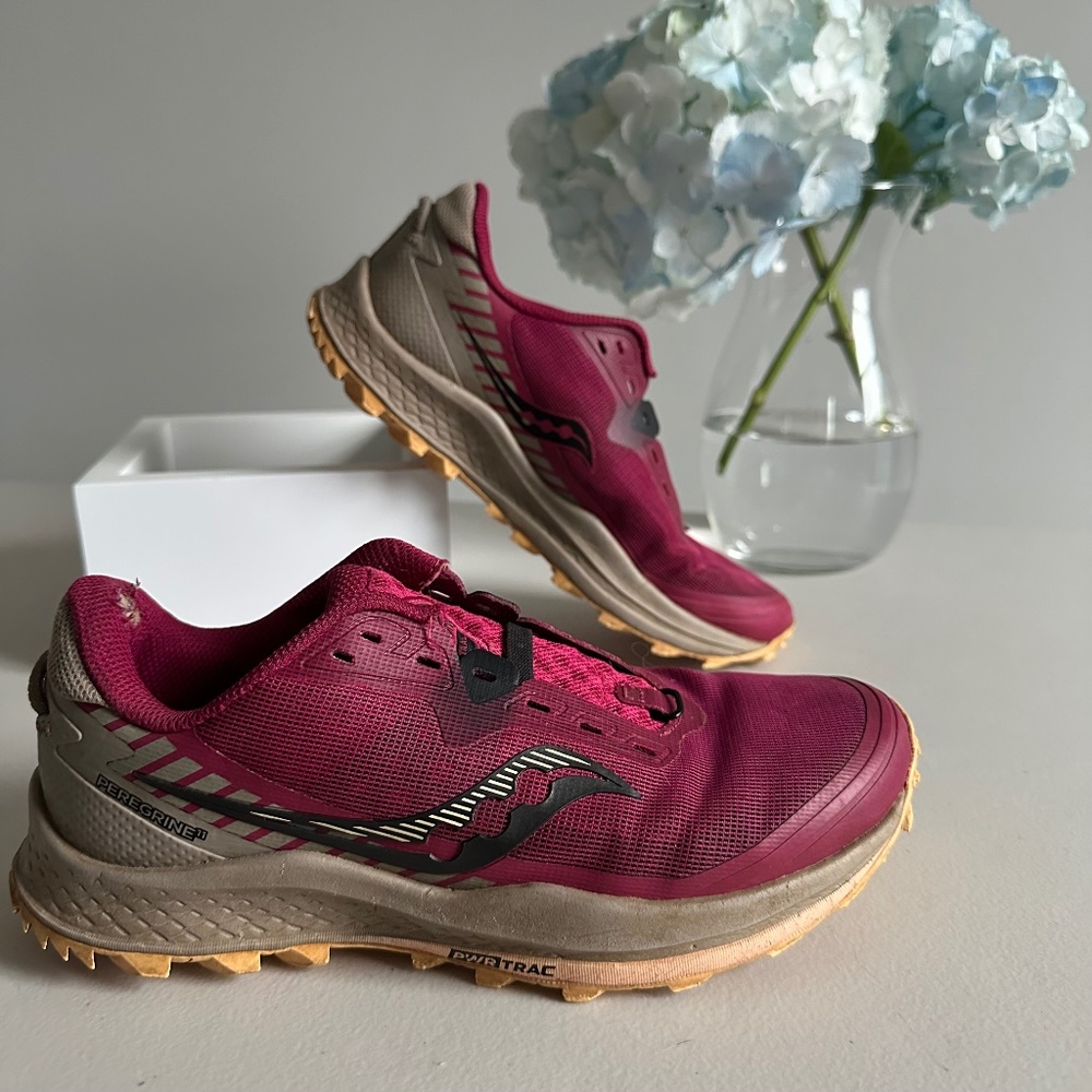 Saucony Women's Peregrine 11 trail running shoes - 6.5 - fair